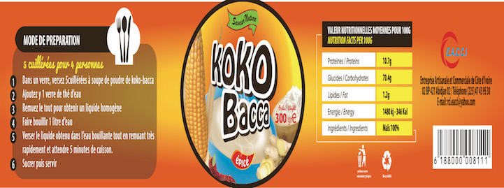 Koko Bacca Maïs Epicé